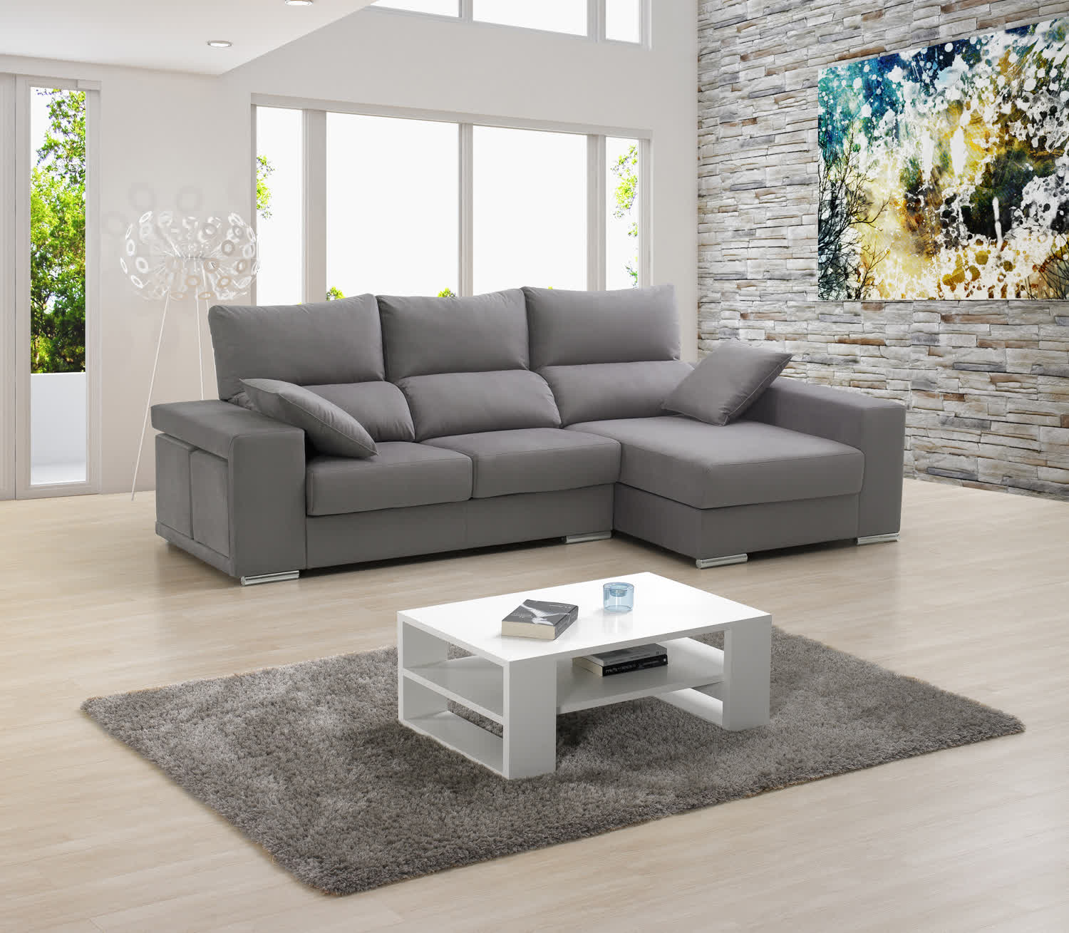 Sofá com chaise longue - Image 3