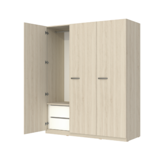 Roupeiro de três portas